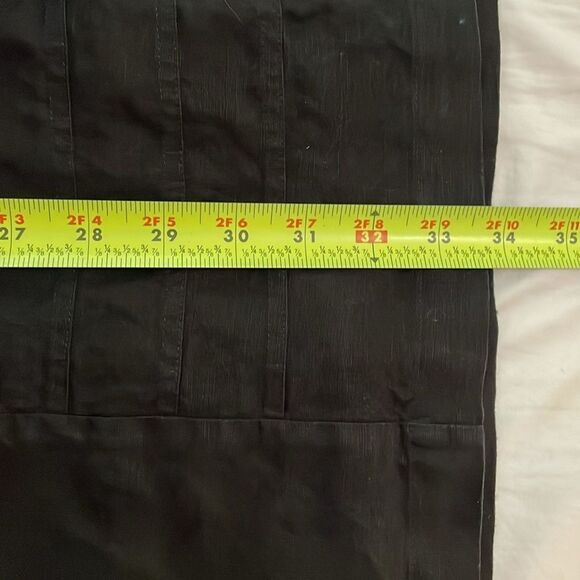 Lanzino Black Linen Short Sleeve Shirt Mens Size Extra Large - Picture 6 of 11